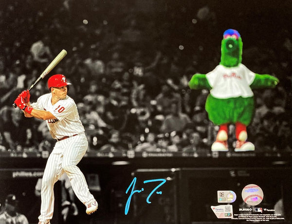 JT Realmuto Signed 11x14 Philadelphia Phillies Photo w/ Phanatic Fanatics