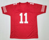 Brandon Aiyuk Signed San Francisco 49ers Pro Style Red Jersey Beckett Witnessed