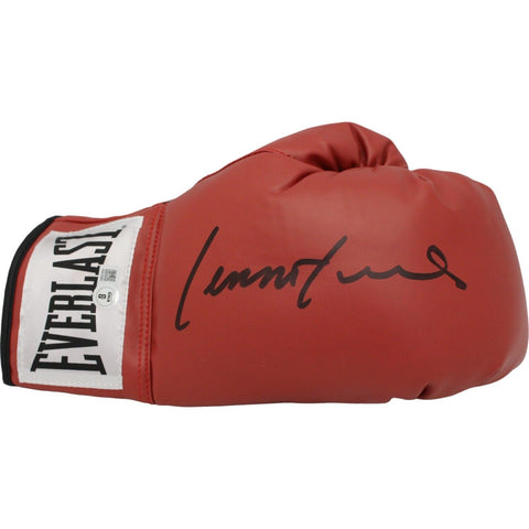 Lennox Lewis Autographed/Signed Red Right Boxing Glove Beckett 44773