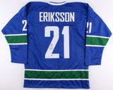 Loui Eriksson Signed Vancouver Canucks Jersey (Beckett COA) Veteran Left Winger