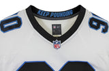 Panthers Julius Peppers Signed White Nike Limited Jersey w/ Sewn #s BAS Witness