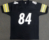 PITTSBURGH STEELERS ANTONIO BROWN AUTOGRAPHED BLACK JERSEY BECKETT BAS 126633