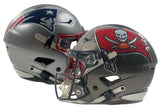 TOM BRADY Autographed Buccaneers / Patriots Authentic Speed Flex Helmet FANATICS