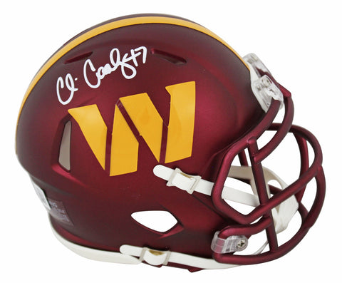 Commanders Chris Cooley Authentic Signed Speed Mini Helmet BAS Witnessed