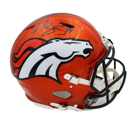 Champ Bailey Signed Denver Broncos Speed Authentic Flash NFL Helmet