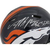 Von Miller Autographed Denver Broncos TB Authentic Helmet SB50 MVP Beckett 48674