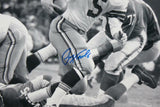 Paul Hornung Autographed Green Bay 16x20 B&W Running- JSA Witness Authentica