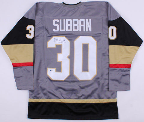 Malcolm Subban Signed Golden Knights Jersey (Beckett) Las Vegas Expansion Team