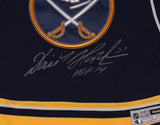 Dominik Hasek Signed Sabres Youth Jersey Inscribed "HOF 14" Schwartz Sports COA