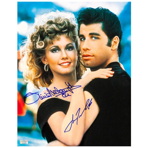 Olivia Newton-John & John Travolta Autographed Grease 11x14 Photo