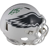 AJ Brown Autographed Philadelphia Eagles Authentic 24 STS Helmet Beckett 49050