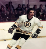 Ken Hodge Signed White Boston Bruins Jersey (JSA COA) Playing career 1964-1980