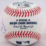 The Sandlot Autographed OML Baseball w/ 7 Actors- Beckett W Hologram *Blue