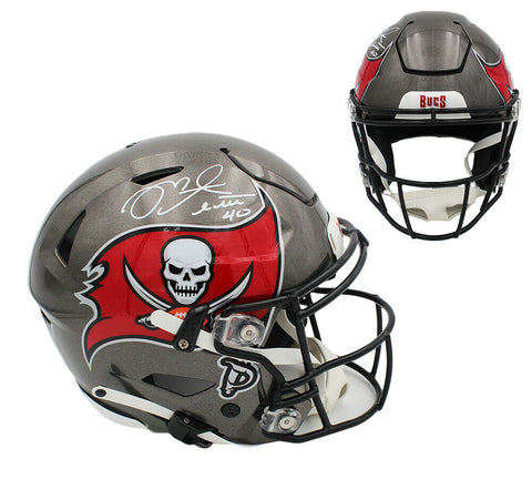 Mike Alstott Signed Tampa Bay Buccaneers Speed Flex Authentic NFL Helmet