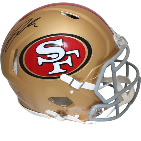 Ricky Pearsall Autographed San Francisco 49ers Pro Speed Helmet Beckett 47994