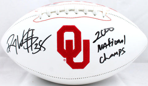 Roy Williams Autographed Oklahoma Sooners Logo Football w/Ntl. Champs-BAW Holo