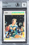 Celtics Larry Bird Authentic Signed 1987 Fleer #11 Card Auto 10! BAS Slabbed