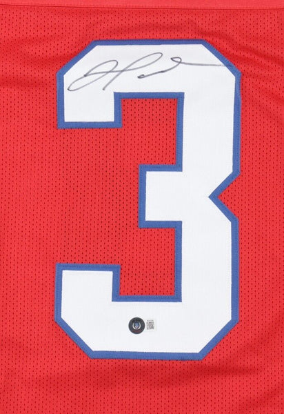 Damar Hamlin Signed Buffalo Bills Jersey (Beckett) 2021 6th Round Draf –