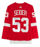 MORITZ SEIDER Autographed 2022 Calder Red Wings Authentic Adidas Jersey FANATICS