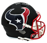 Deshaun Watson Signed Houston Texans Speed Full Size Black NFL Helmet