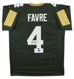 Brett Favre Authentic Signed Green Pro Style Jersey Autographed BAS Witnessed