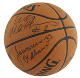 1984-85 Bulls (13) Jordan, Woolridge Signed Spalding Basketball PSA & JSA LOAs