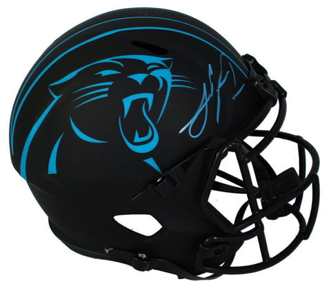 Julius Peppers Autographed Panthers Eclipse Speed Full Size Helmet Beckett