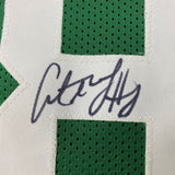 Autographed/Signed Antoine Walker Boston Green Basketball Jersey JSA COA