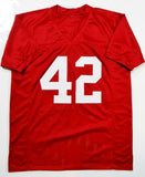 Eddie Lacy Autographed Crimson College Style Jersey- JSA W Authenticated *Up 4