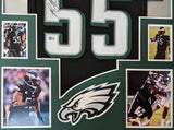 FRAMED PHILADELPHIA EAGLES BRANDON GRAHAM AUTOGRAPHED SIGNED JERSEY BECKETT HOLO