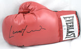 Lennox Lewis Autographed Red Everlast Boxing Glove *Left - Beckett W Hologram