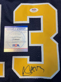 Mo Wagner signed jersey PSA/DNA Michigan Autographed