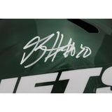 Breece Hall Autographed/Signed New York Jets F/S Helmet FAN 45767