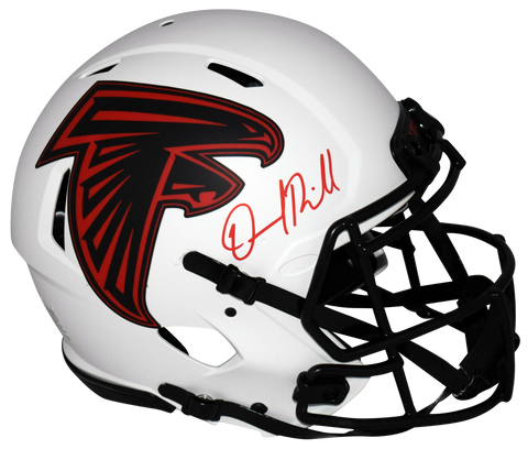 DESMOND RIDDER SIGNED ATLANTA FALCONS LUNAR AUTHENTIC SPEED HELMET BECKETT