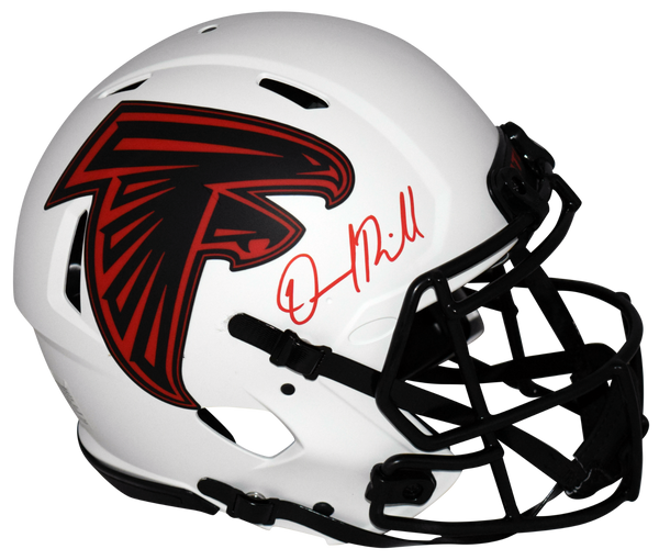 DESMOND RIDDER SIGNED ATLANTA FALCONS LUNAR AUTHENTIC SPEED HELMET BECKETT