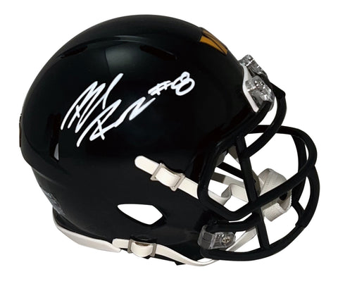 BRIAN ROBINSON JR SIGNED WASHINGTON COMMANDERS BLACK SPEED MINI HELMET BECKETT