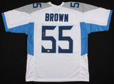 Jayon Brown Signed Tennesee Titans Jersey (JSA COA) Draft Pick 2017 Linebacker