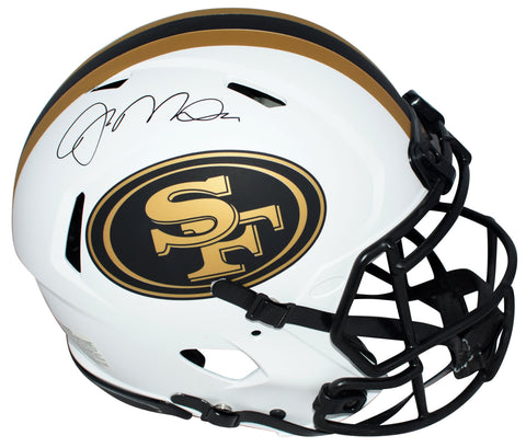 JOE MONTANA SIGNED SAN FRANCISCO 49ERS LUNAR AUTHENTIC SPEED HELMET FANATICS