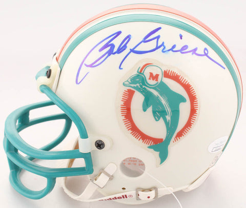 Bob Griese Signed Miami Dolphins Mini Helmet (JSA COA) 1972 Undefeated Season QB