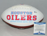 WARREN MOON JEFFIRES WHITE GIVINS RUN & SHOOT SIGNED HOUSTON OILERS FOOTBALL