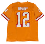 Tom Brady Autographed Buccaneers Creamsicle Nike Limited F.U.S.E Jersey Fanatics