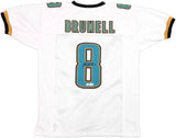 JACKSONVILLE JAGUARS MARK BRUNELL AUTOGRAPHED WHITE JERSEY BECKETT BAS QR 234541