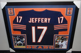 Alshon Jeffery Signed Chicago Bears 35x43 Custom Framed Jersey (JSA COA)