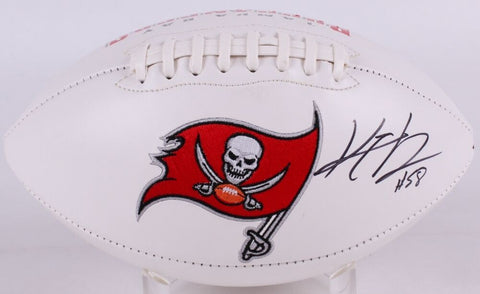 Kwon Alexander Signed Tampa Bay Buccaneers Logo Football (JSA COA)