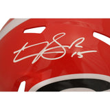 Carson Beck Autographed Georgia Bulldogs Authentic Speed Helmet Beckett 47550