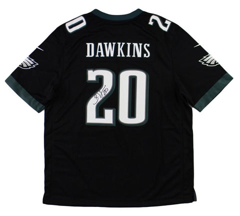 Brian Dawkins Signed Philadelphia Eagles Nike Alternate Black Game Jersey