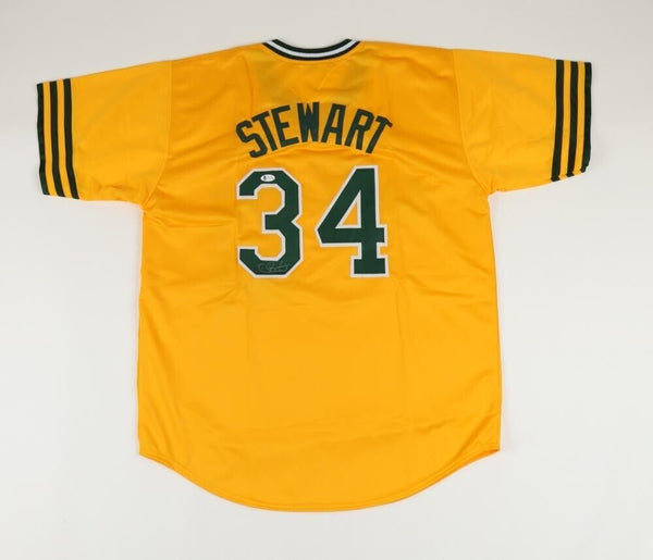 Dave Stewart Signed Athletics Jersey (Beckett)