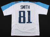 Jonnu Smith Signed Tennessee Titans Jersey (Beckett COA) 2017 3rd Rd Pick F.I.U.