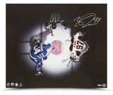 Connor McDavid Autographed "Faceoff/Matthews" 20x24 Photo UDA