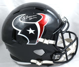 Nico Collins Signed Houston Texans F/S 2024 Speed Helmet - Beckett W Holo *White